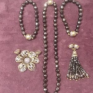 Heidi Daus interchangeable necklace